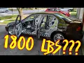 4 door Civic update weight reduction Sneak peak goal 1899LBS