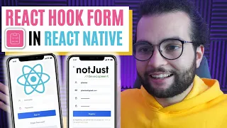 Authentication Form in React Native using React Hook Form tutorial for beginners