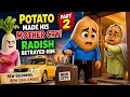 Potato Made His Mother Cry Radish Betrayed Him Emotional Cartoon Story Part 2 Emotional