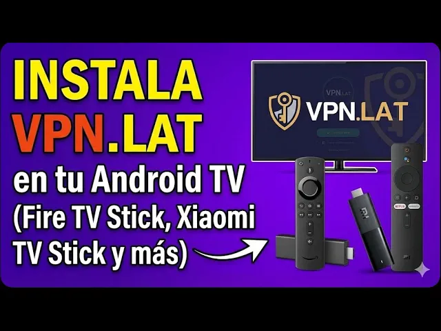 LA MEJOR VPN GRATIS para Android TV! Instala VPN.Iat en tu Fire TV Stick 🔥