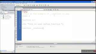 PHP Tutorial in Hindi 30 - Introduction OOPs Constructor