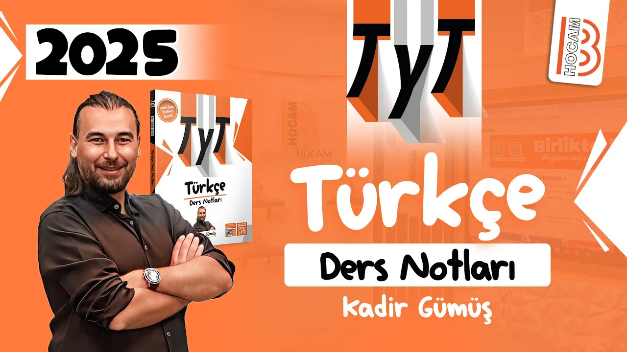 3) TYT Türkçe - Ses Bilgisi 3 (Ünlü Uyumları) - Kadir GÜMÜŞ - 2025