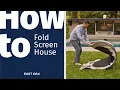 How to Fold Screen House East Oak Bug Screen Pop-Up Pods