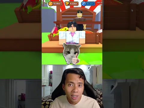 Jinu makan pisang kakinya jadi panjang banget #roblox
