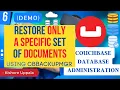 Module 6 - Backup Restore ONLY Few Docs cbbackupmgr