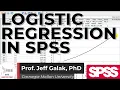Logistic Regression Single Variable in SPSS SPSS Tutorial