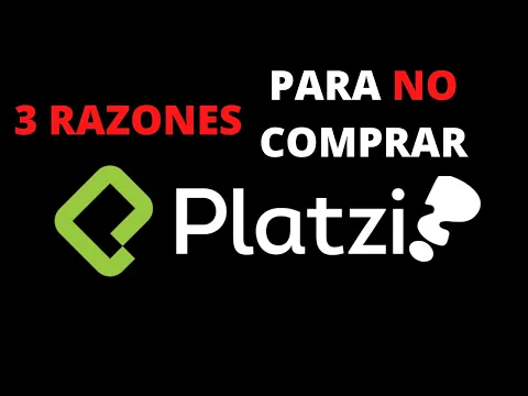 Download MP3 3 RAZONES para NO comprar Platzi