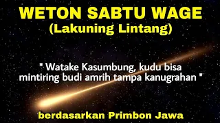 Download Primbon Jawa : Weton Sabtu Wage MP3