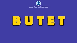 butet lagu daerah sumatera utara dengan lirik 