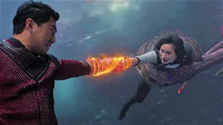 shang chi the great protector vs dweller of darkness shang chi and the legend of ten rings 2021 