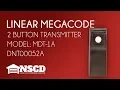 Linear Mega Code MDT-1A DNT00052A Gate or Garage Door Opener Remote