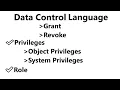 dcl commands in sql grant and revoke in sql how to use grant and revoke
