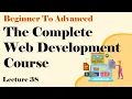 How to submit data from input field in HTML Web Development Course codekook Lecture 38