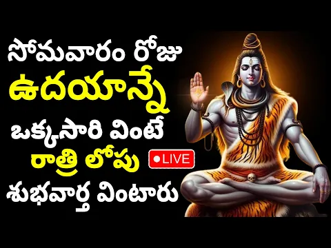 Download MP3 Live : Lord Shiva Devotional Songs | Bilwastakam | Namah Shivaya | Telugu Bhakthi Songs 2024