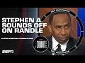 Stephen A is done with Julius Randle after Knicks elimination from playoffs by Heat NBA Countdown