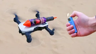 Download Experiment: RC Drone vs XXL Rocket ! MP3