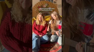 Singing with my friend Hannah 🤍 we have an EP of Christmas tunes including this Elvis cover btw!! X