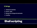 03 Linux shell script execution and how to handle strings in shell scripts