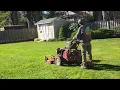 exmark Walk behind mower with sulky