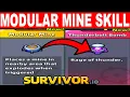 Survivor io Modular Mine Skill Full Guide with Thunderbolt Bomb EVO