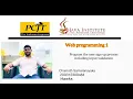 Web Project Task 02 1st Year Semester 01 Java Institute Chamath Samaranayaka