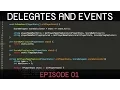 C Delegates and Events E01 delegates