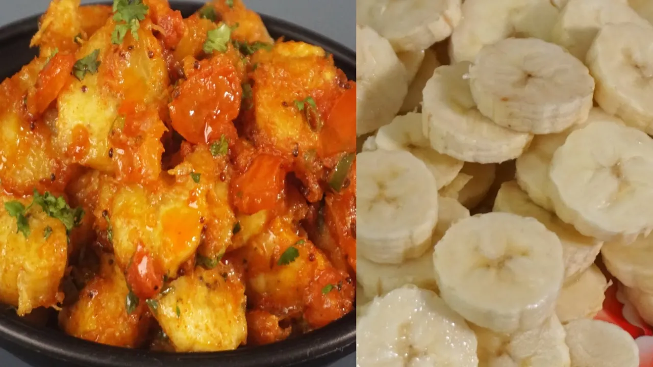         Kele ki Sabji Banane Ki Vidhi   Banana Curry Recipe