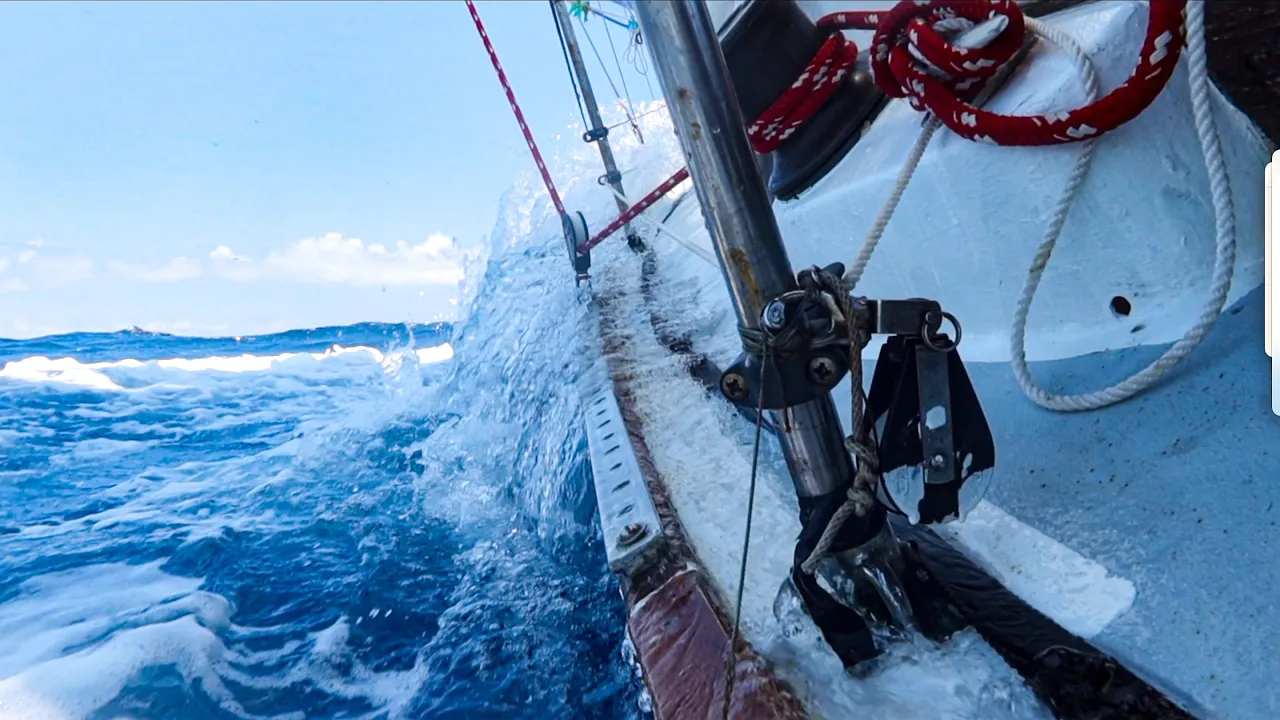 Learning to Sail Upwind