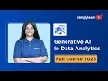 Data Analytics with AI Full Course Data Analytics with AI Tutorial 2026 Simplilearn