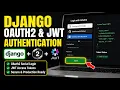 How to authenticate with Django using OAuth2 and JWT - Step By Step