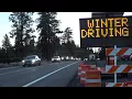 Winter driving conditions lead to slide offs on road to Mt Bachelor