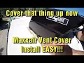 Installing the MAXXAIR 00-955002 Black Fanmate Cover with Ez Clip