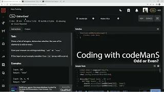 Codewars 7 kyu Odd or Even JavaScript