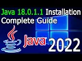 How to Install Java 18 0 1 1 on Windows 2022 Update JAVA - HOME JDK install Complete Guide