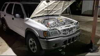 Engine Fire Isuzu Rodeo diagnosis and repair