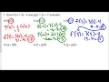 Algebra 2 Function Foundations Lesson 3 Function Composition HW Review Part 1