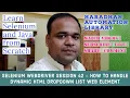 Selenium WebDriver Session 42 - How to handle dynamic html dropdown list web element