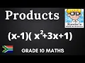 2 Binomial x trinomial products grade 10