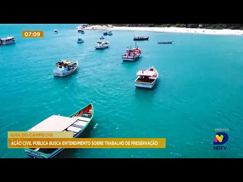 Ilha do Campeche: ação civil pública busca entendimento sobre trabalho de preservação