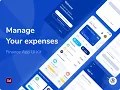 Financial app UI - part 4