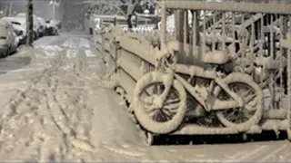 Weather Watchers in snowy Brooklyn during nor eastern