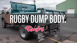 Rugby Dump Body and Hoist Set-up Just out of the Titan Truck shop Details and specifications