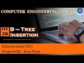 Lec - 50-B Tree Insertion