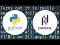Pandas Check if row exists with certain values