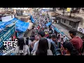 Walking in Mumbai 🇮🇳 Bustling Dadar to Serene Five Gardens India Walking Tour 4K