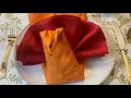 Napkin Fold - Thanksgiving Turkey
