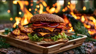 BETTER THAN FAST FOOD? 🍔🔥 Double Cheeseburger ASMR