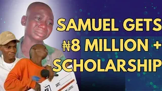 19 year old nigerian tiler samuel receives 8 million u0026 full scholarship bayuztv