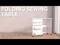 Folding Sewing Table Multipurpose Sewing Machine Table with Compact Design