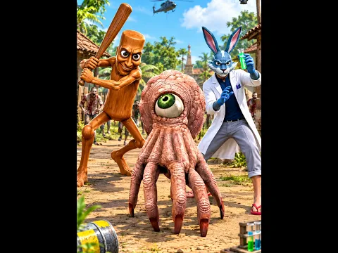 Thung-Thung & Raistar vs Zombie Hand 😱